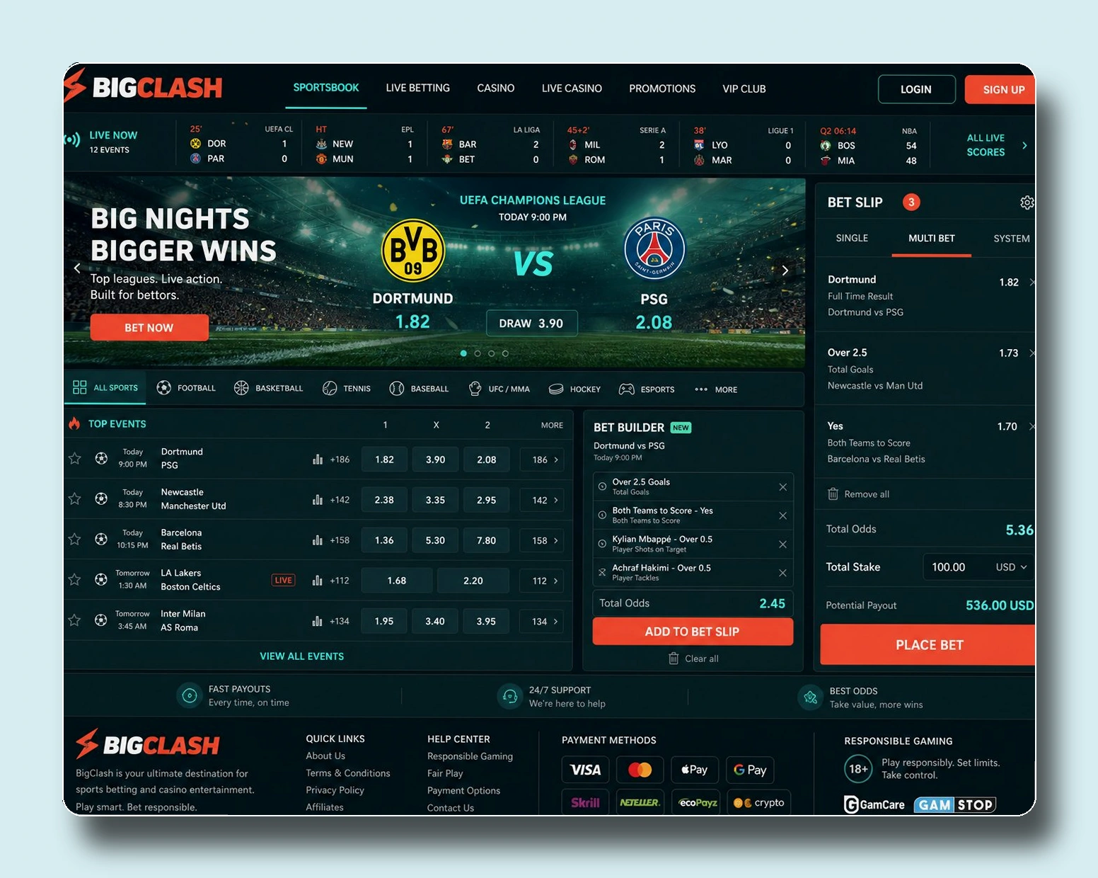 BigClash — meilleur casino en ligne retrait immédiat